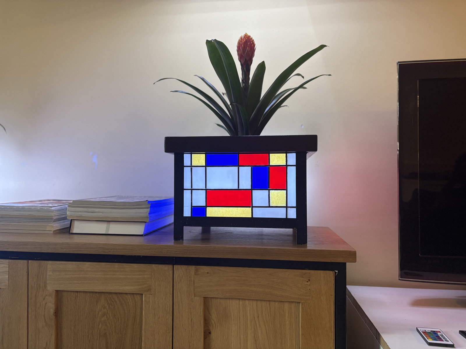 Plant in Lamp close-up